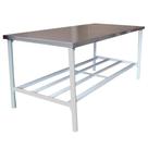 Mesa Bancada De Apoio Tampo Inox 1,60m X 0,60m Ba 1600/600 - Metalcubas Mesa Bancada De Apoio Tampo Inox 1,60m X 0,60m Ba 1600/600 - Metalcubas