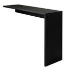 Mesa Bancada L Parede 100x100x50cm Preto