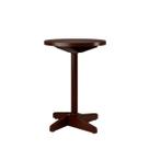 Mesa Bar Baixa Piratini 60x77cm em Madeira Maciça Castanho Acetinado