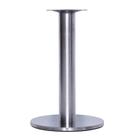 Mesa Beta Big Inox 75 cm (Alt) Disco Redondo Tampo MDP Quadrado 70 cm (Larg) x 2,50 cm (Alt) CasaBlanca
