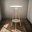Mesa Bistro Alta Eames Eiffel Charles Para Banquetas