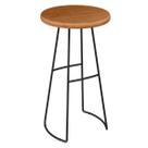 Mesa Bistrô Alta Para Aérea Gourmet 100 cm Aurora Peroba