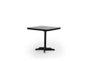 Mesa Bistrô Baixa Paris Quadrada 80x80 - Preto - JM Móveis
