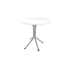 Mesa Bistrô Baixa Prata C/ Tampo 60cm Redondo Mdf Mesa Bistrô Baixa Prata C/ Tampo 60cm Redondo Mdf