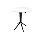 Mesa Bistrô Baixa Preta C/ Tampo 60cm Redondo Mdf Mesa Bistrô Baixa Preta C/ Tampo 60cm Redondo Mdf