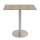 Mesa Bistrô Beta 112,50 cm (Alt) Disco Redondo Tampo MDP Quadrado 70 cm (Larg) x 2,50 cm (Alt) CasaBlanca