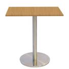 Mesa Bistrô Beta 112,50 cm (Alt) Disco Redondo Tampo MDP Quadrado 80 cm (Larg) x 2,50 cm (Alt) Samba