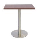 Mesa Bistrô Beta 112,50 cm (Altura) com Tampo em MDP Quadrado 80 cm Imbuia