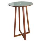 Mesa Bistro Chicago Redonda Minas Plac Cor Cinamomo Off White
