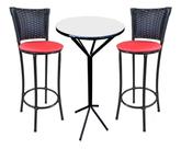 Mesa Bistrô Com 02 Banquetas Altas Conforto E Lazer