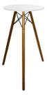 Mesa Bistro Pulpito 50cm Redonda Tripé Eiffel Charles Eames Bar Barzinho Café Palestra Igreja