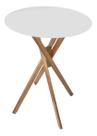 Mesa Bistro Pulpito 60cm Redonda Akemi Bar Barzinho Café Palestra Igreja