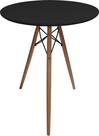 Mesa Bistro Pulpito 70cm Redonda Preta Tripé Eiffel Charles Eames Bar Barzinho Café Palestra Igreja Mesa Bistro Pulpito 70cm Redonda Preta Tripé Eiffel Charles Eames Bar Barzinho Café Palestra Igreja