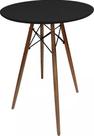 Mesa Bistro Redonda 60cm Base Eiffel Bar, Cafeteria, Cozinha - PRETO Mesa Bistro Redonda 60cm Base Eiffel Bar, Cafeteria, Cozinha - PRETO