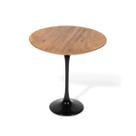 Mesa Bistrô Saarinen 70 cm Tampo Antíqua Base Preta