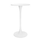 Mesa Bistrô Saarinen Tulipa Redonda Branca 60cm Waw Design