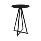 Mesa Bistrô Zig - Base em Aço Preta - Tampo Redondo 70cm - Preta Mesa Bistrô Zig - Base em Aço Preta - Tampo Redondo 70cm - Preta