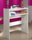Mesa Branca Simples para Manicure 70cm Compacta e Econômica Mesa Branca Simples para Manicure 70cm Compacta e Econômica