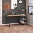 Mesa c/Estante Alta 135X64X115cm C/03 Prateleiras