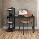 Mesa c/Estante Alta 135X64X115cm C/03 Prateleiras
