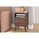 Mesa Cabeceira Casal RT3145 c/ 1 Porta Rustico - Movelbento