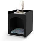 Mesa Cabeceira Casinha de Cachorro/Gato PET Preto Fosco