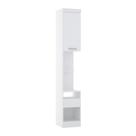 Mesa Cabeceira Criado Alto Roupeiro Modulado Alpes 1 Porta 1 Gaveta - Módulo Alpes - Luciane
