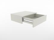 MESA CABECEIRA MDF 30cm COM GAVETA TELESCÓPICA C1G30