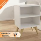 Mesa Cabeceira MDF mesa de cabeceira Retro Quarto Casal Solteiro Decoração Lateral Moderno 100 MDF