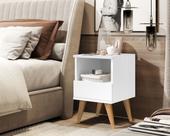 Mesa Cabeceira Pix compacta mesinhas com 1 gaveta estilo retrô cama criado para quarto casal solteiro ENVIA SOMENTE 04 UN