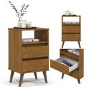 Mesa Cabeceira Quarto Casal Solteiro Gaveta Estilo Moderna Retrô