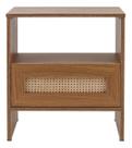 Mesa Cabeceira Retangular Madeira Freijo 50cm - Milao Colorido