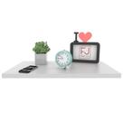 Mesa Cabeceira Suspensa 40 cm MDF Branco