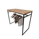 Mesa cabideiro 120x50x100cm preto + carvalho hanover - mc12050100ptocar