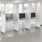 Mesa Call Center 3 Lugares Mesa De Trabalho