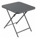 Mesa Camping Dobravel De Aco Cinza 72x70x70cm Quadrada