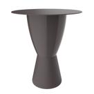 Mesa Carbo Cinza Mushroom com Tampo 60cm