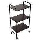 Mesa Carrinho Auxiliar com 3 Prateleiras - Linha Black