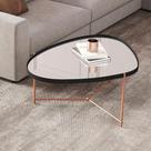 Mesa Centro de Sala Kingston Preto Bronze