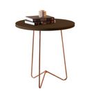 Mesa Centro Luxo 8004 Canela Pés Ferro Bronze JB Bechara