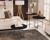 Mesa Centro Luxo Preto Fosco 8005 JB Bechara