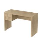 Mesa com 2 Gavetas para Escritório Home Office ME4123 MDP Amendoa G69 - Gran Belo