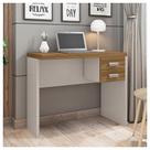 Mesa Com Gaveteiro Escritório 90 Cm Marrom Studio Caemmun