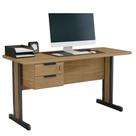 Mesa com Gaveteiro Escritório Home Office 1,5m 2 Gavetas Mesa com Gaveteiro Escritório Home Office 1,5m 2 Gavetas