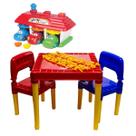 Mesa Com Letras E Números Educativa Infantil E Baby Garagem