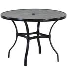 Mesa com Tampo Ripado de 120 cm em Alumínio Trama Original