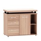Mesa Complemento Com Armário Aparador 03 Gavetas PE40 Pandin Noce Naturale Mesa Complemento Com Armário Aparador 03 Gavetas PE40 Pandin Noce Naturale