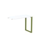 Mesa Complemento Mcp90/45p25tub 90cm Industrial Branco E Verde
