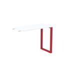 Mesa Complemento Mcp90/45p25tub 90cm Industrial Branco E Vermelho Mesa Complemento Mcp90/45p25tub 90cm Industrial Branco E Vermelho