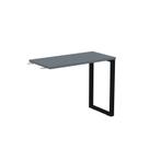 Mesa Complemento Mcp90/45p25tub 90cm Industrial Grafito E Preto